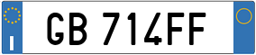 Truck License Plate